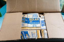 Vintage case of 116 General Electric No. 11 Edison-Based Flashbulbs