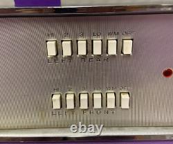 Vintage general electric H94X1DC range oven Faceplate Buttons OEM No Glass