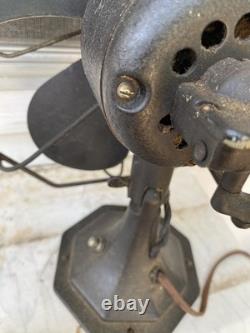 Vintage or Antique 10 Electric Fan GE General Electric Trade Wind Oscillating