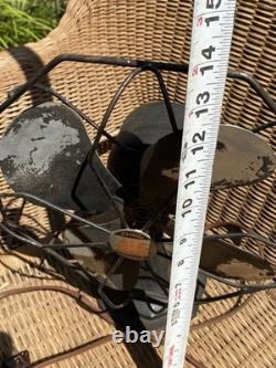 Vintage or Antique 10 Electric Fan GE General Electric Trade Wind Oscillating
