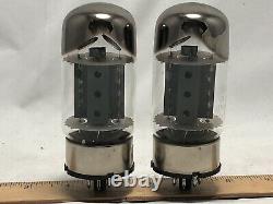 Vintage pair General Electric 6550A metal base Power Tubes