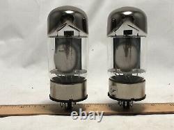 Vintage pair General Electric 6550A metal base Power Tubes
