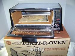 Vntg General Electric Toast-R-Oven model T94 deluxe king size Oven 4-slice NOS