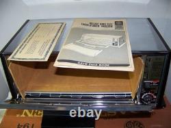 Vntg General Electric Toast-R-Oven model T94 deluxe king size Oven 4-slice NOS