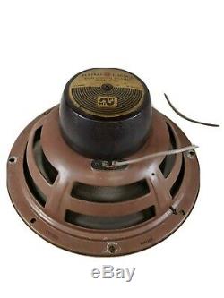 Vtg 1950s General Electric GE A1-401 Dual Coaxial ALNICO Woofer Tweeter Speaker