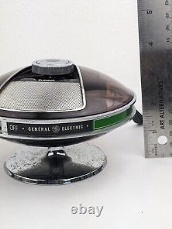 Vtg 1970s Space Age GE Atomic Flying Saucer UFO Radio P2775A MCM AS-IS REPAIR