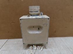 Vtg Antique General Electric Telechron Cast Metal Refrigerator Clock Monitor Top