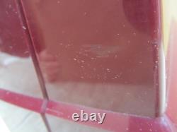 Vtg Burgundy Maroon Bakelite Ge Model 610 Vacuum Tube Type Am Radio Portable