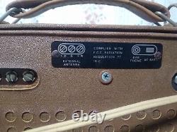 Vtg GE General Electric Solid State AFC/FM/SWithBC/LW Radio P991A Working