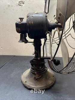 Vtg GE General Electric Vortalex 16 3 Speed Oscillating Fan Smooth runnin