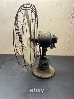 Vtg GE General Electric Vortalex 16 3 Speed Oscillating Fan Smooth runnin