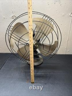 Vtg GE General Electric Vortalex 16 3 Speed Oscillating Fan Smooth runnin