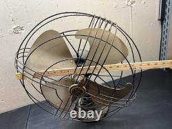 Vtg GE General Electric Vortalex 16 3 Speed Oscillating Fan Smooth runnin