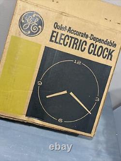 Vtg GE General Electric Zodiac Astrology Clock Wall Hanging Mid Century 12x12