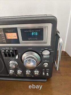 Vtg General Electric Model 7-2990A Portable 6 Band Shortwave SW Radio With Tag