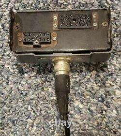 Vtg General Electric Radio Head ISPERN with Microphone Illinois State Police RARE