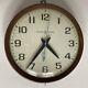 Vtg Industrial/school House Wall Clock General Electric 14 Convex Glass #2012