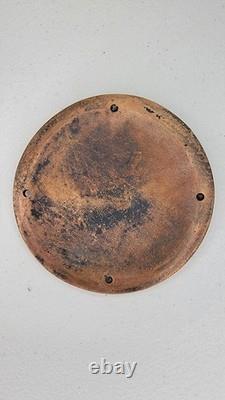 Vtg Lot Of 2 GE Metal Badge Emblem General Electric Machine Plaque 3.5 Inches