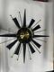 Vtg Mid Century Clock General Electric Mcm Starburst Parts Only