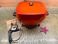 Vtg ORANGE GE Deluxe Dutch Skillet General Electric SK29FT 1970s New Open Box