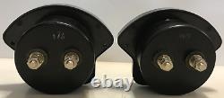 Vtg. Pair General Electric X-Ray Corp. Current Indicator Type AO Model 49 ACE 5