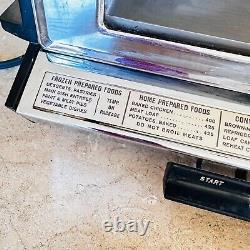Vtg chrome General Electric Toast-R-Oven Model T93 GE Toaster Oven