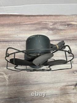 -WORKS- 1930 27X840 Vintage GE General Electric Metal Desk Fan Desktop