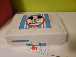 Walt Disney Mickey Mouse Record player Vintage 70s GE General Electric Vtg