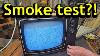 Will It Still Work Testing A Shed Fresh Vintage Crt Tv U0026 Sunbeam Toaster Storage Shed Part 160