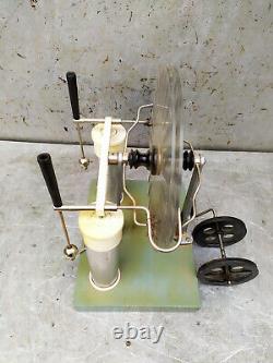 Wimshurst Machine Lab Static Electricity Generator / USSR Vintage