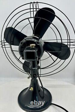 Working Vintage General Electric / GE Fan (78X233) Black -Restored Ships Fast