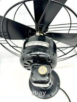 Working Vintage General Electric / GE Fan (78X233) Black -Restored Ships Fast