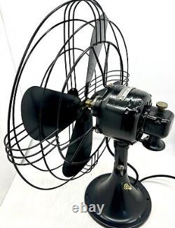 Working Vintage General Electric / GE Fan (78X233) Black -Restored Ships Fast