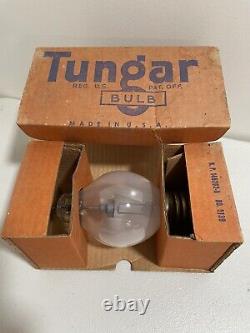 1 Vintage General Electric Ge 189049 Tungar Ampoule Rectificateur Tube Dans La Boîte D'origine