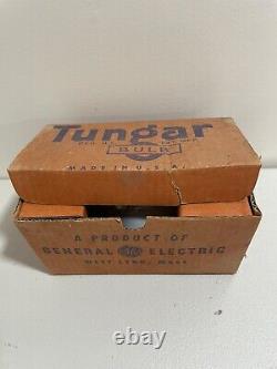 1 Vintage General Electric Ge 189049 Tungar Ampoule Rectificateur Tube Dans La Boîte D'origine