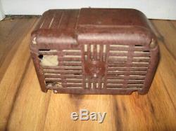1940 Antique General Electric Ge Bakélite H-520 Travaux Rares Radio Tube 1940 Vtg