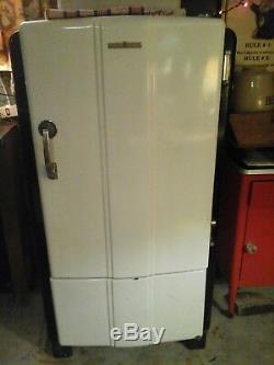 1940 General Electric Réfrigérateur Art Déco / Vintage A Besoin De Réparations