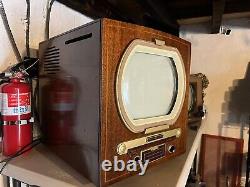 1949 Vintage Rare 12 General Electric Tv 12t3, À L'origine Restauré, Travail