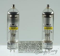 2 Vintage General Electric 6895 / 673 Premium Valve De Tube Rare Bangybang Tubes
