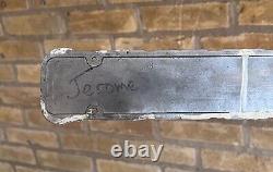 36 Ge General Electric Cast Aluminium Metal Advertising Store Plaque Vtg