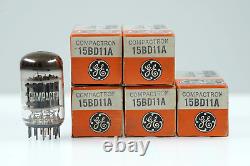 5 Vintage 15bd11a General Electric Dissimilar Twin Triode Pentode Compactron Tub