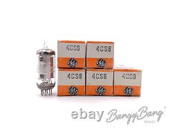 5 Vintage General Electric 4cs6 Heptode Dual Control Tv/radio Valve- Bangybang T