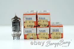 5 Vintage General Electric 5686/cv3612 Amplificateur De Puissance De Faisceaux Haute-rel. Bangybang