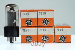 5 Vintage General Electric 7ey6 Octal Beam Power Tube Radio/tv Valve- Bangybang