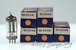 5 Vintage General Electric Gl5844/cv5046 Valve De Triode Double Nominale Par Ordinateur- Ban