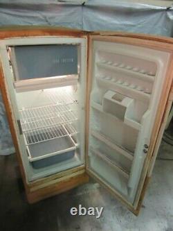 50's General Electric Vintage Réfrigérateur Fonctionnant Avec Garantie