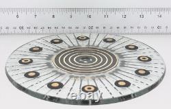 7 Horloge Vintage GE General Electric avec Cadran en Verre Frit HIGGINS en Style Mid-Century Modern