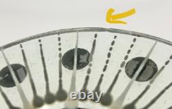 7 Horloge Vintage GE General Electric avec Cadran en Verre Frit HIGGINS en Style Mid-Century Modern