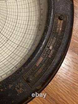 Ampèremètre d'enregistrement General Electric vintage n° 298, type courant alternatif Cr