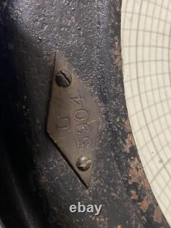 Ampèremètre d'enregistrement General Electric vintage n° 298, type courant alternatif Cr